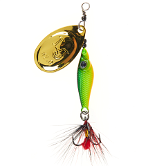 Lucky John spinner TRIAN BLADE ROUND 6