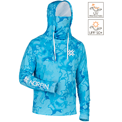 Shirt Norfin SUN PRO HALIBUT HOODIE