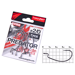 Lucky John Offset hooks PREDATOR LJH350
