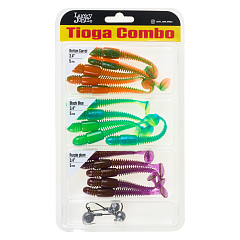 Lucky John Pro Series soft lure set TIOGA COMBO 3.4